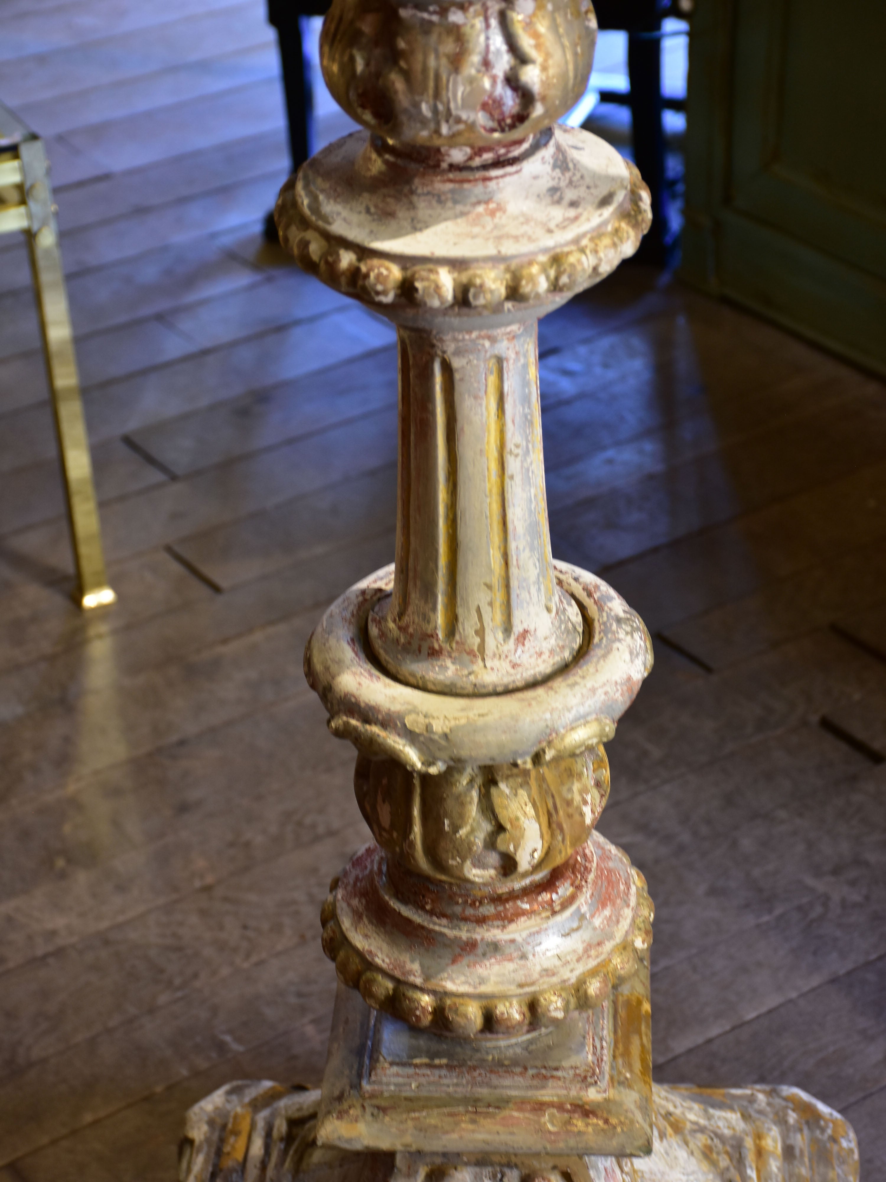 Very large renaissance church candlestick – 17th century