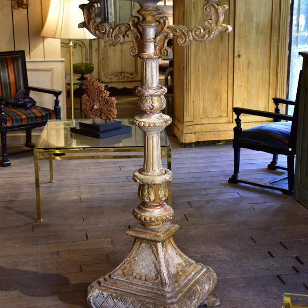 Pair of Baroque church candle holders, - Rustic Furniture 2015/12/09 -  Realized price: EUR 1,125 - Dorotheum