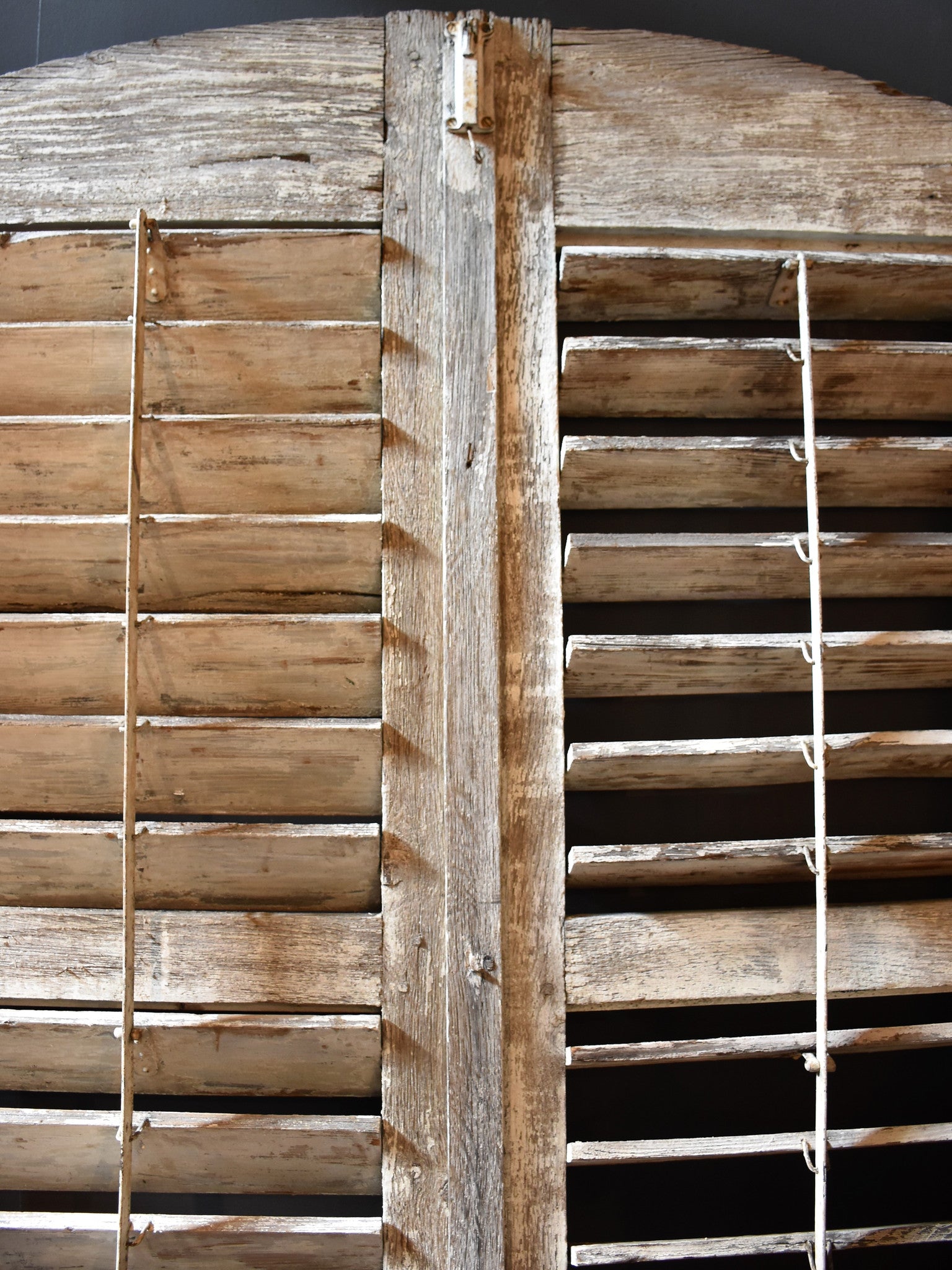 Oak shutters, late-18th-century, Versailles (two)