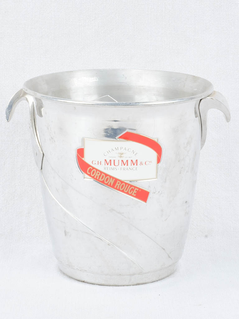 Champagne bucket (Mumm), French, vintage