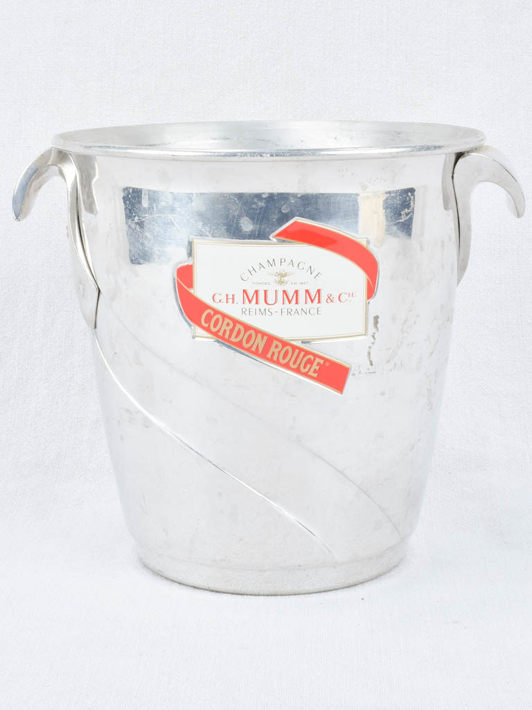 Champagne bucket (Mumm), French, vintage