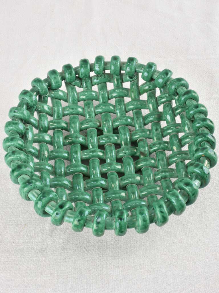 Stunning 1960s Jerome Massier green bowl