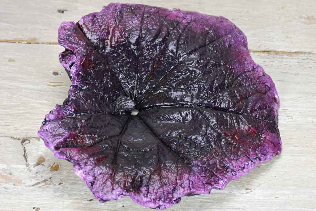 Leaf Molded Resin Bowl from France