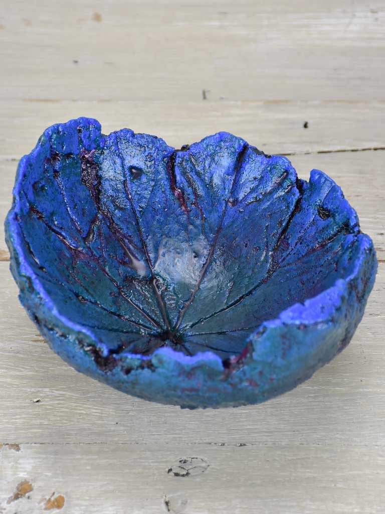 French Artisan-Made Small Leaf Bowl