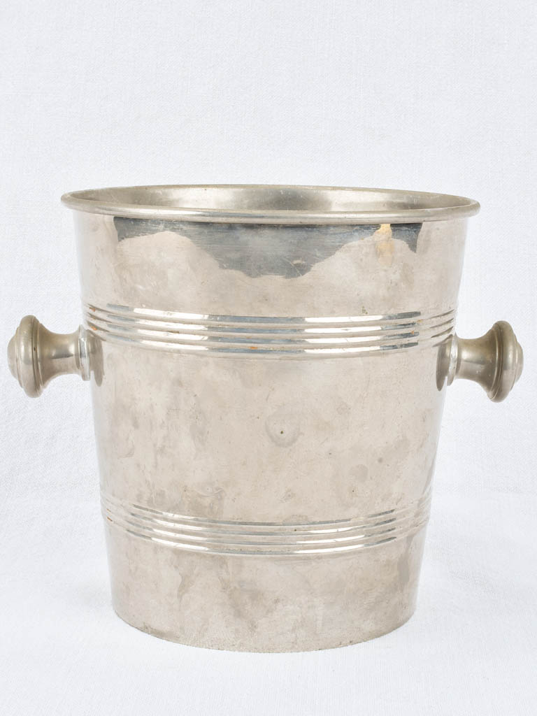 Ice bucket, two handles, French, vintage