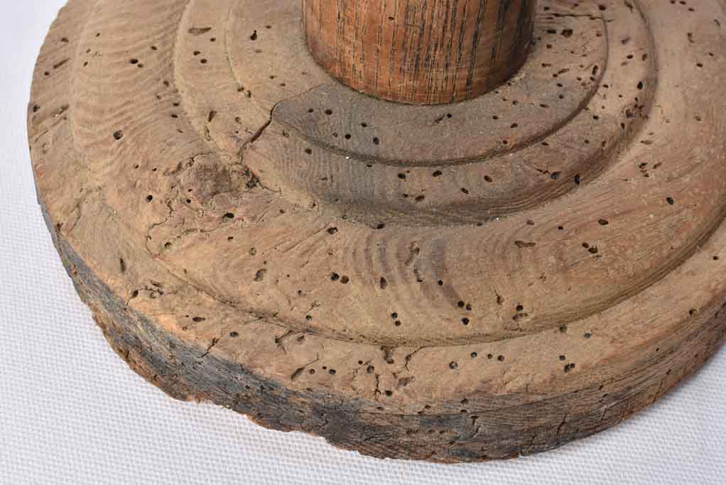 Late 1800s church wooden candlesticks