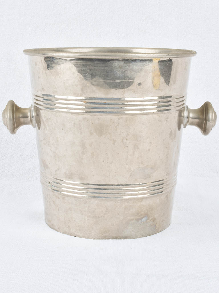 Ice bucket, two handles, French, vintage