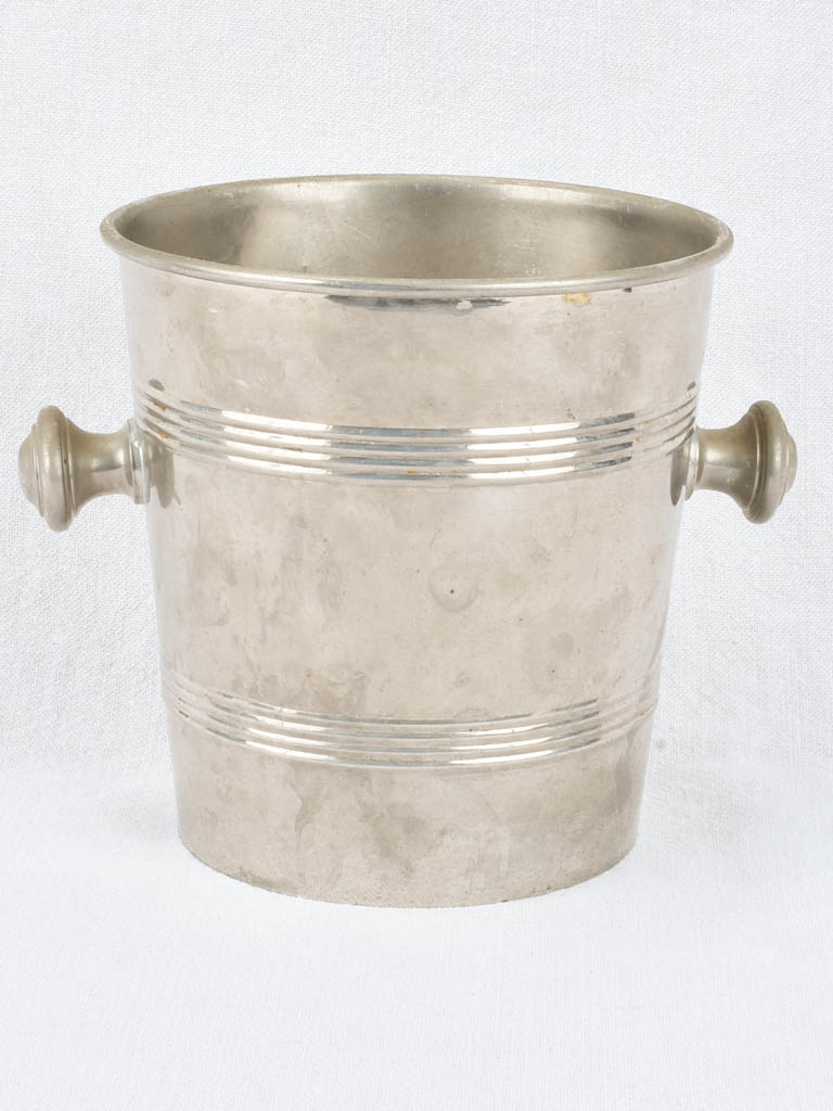 Ice bucket, two handles, French, vintage