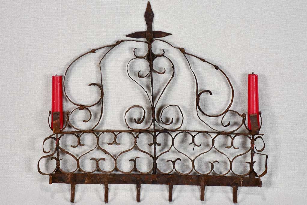 Classic Candle Holder Utensil Rack