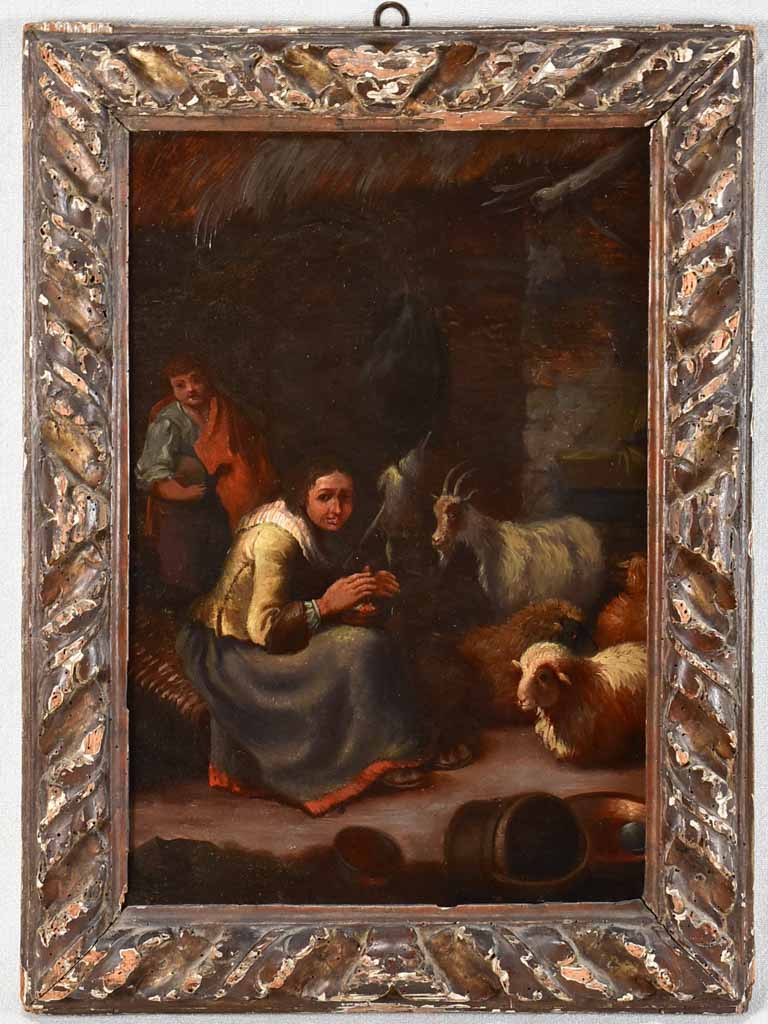 Oil Paintings Reflecting 18th Century Neapolitan Farm Life