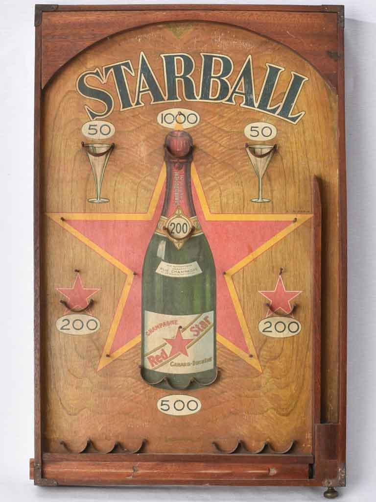 Starball 'flipper' game from a bar - 1920s - 24½"