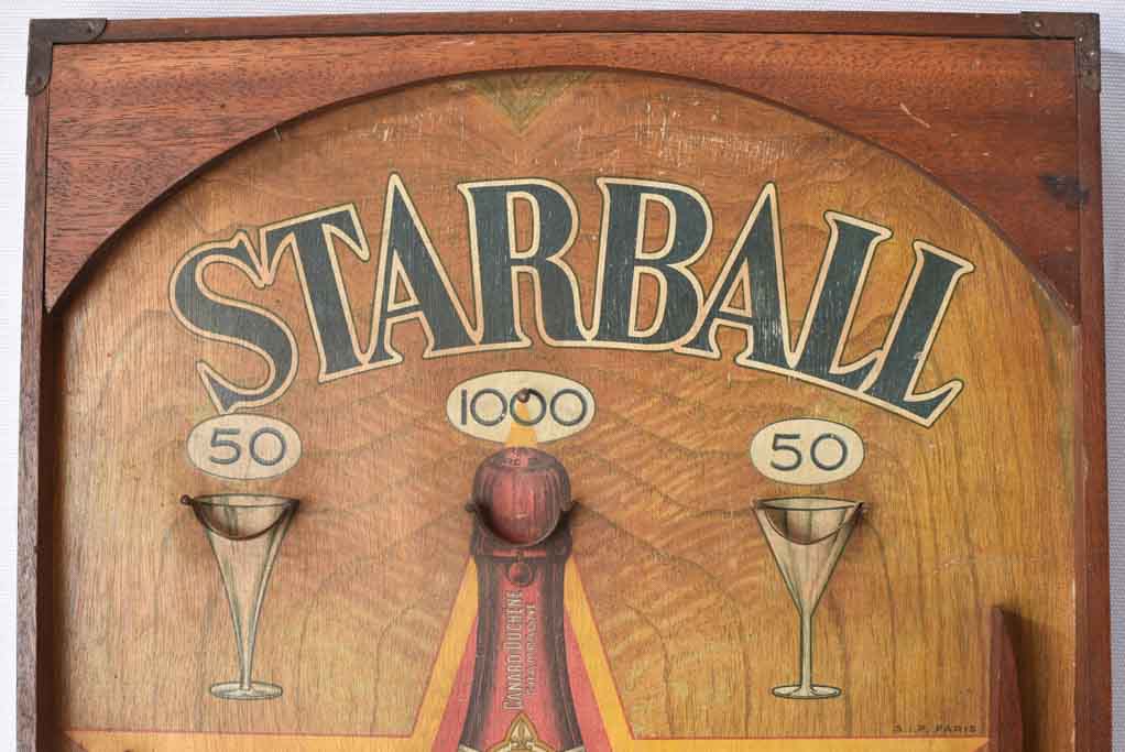 Starball 'flipper' game from a bar - 1920s - 24½"