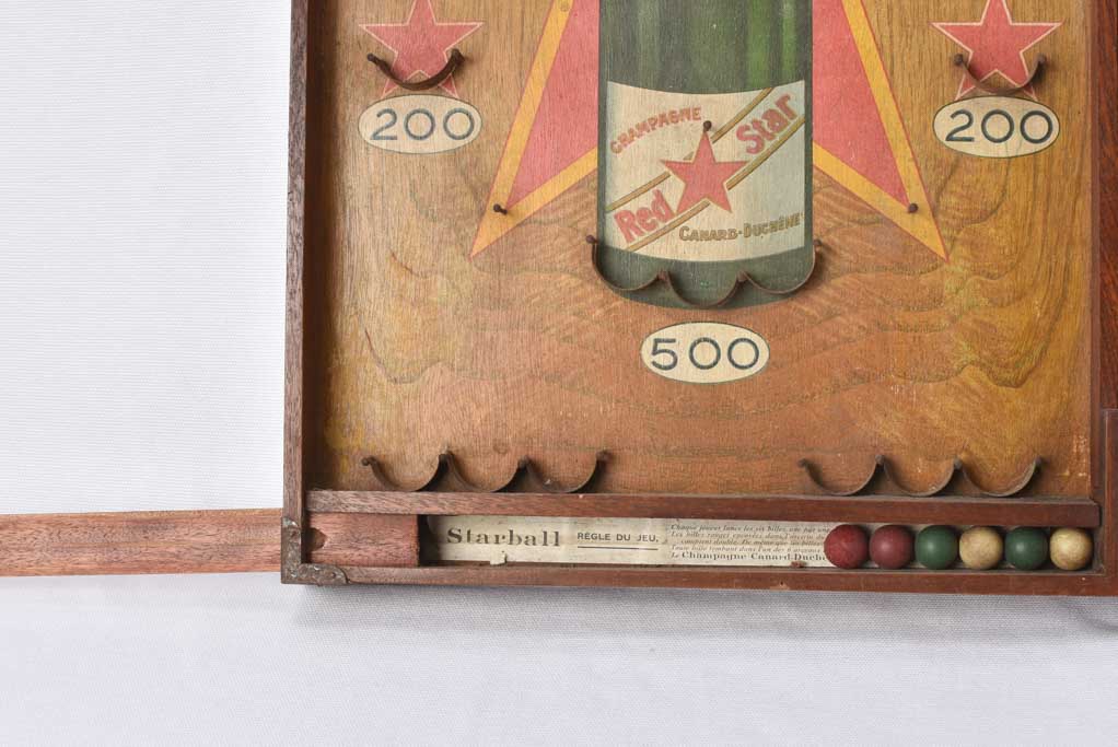 Starball 'flipper' game from a bar - 1920s - 24½"