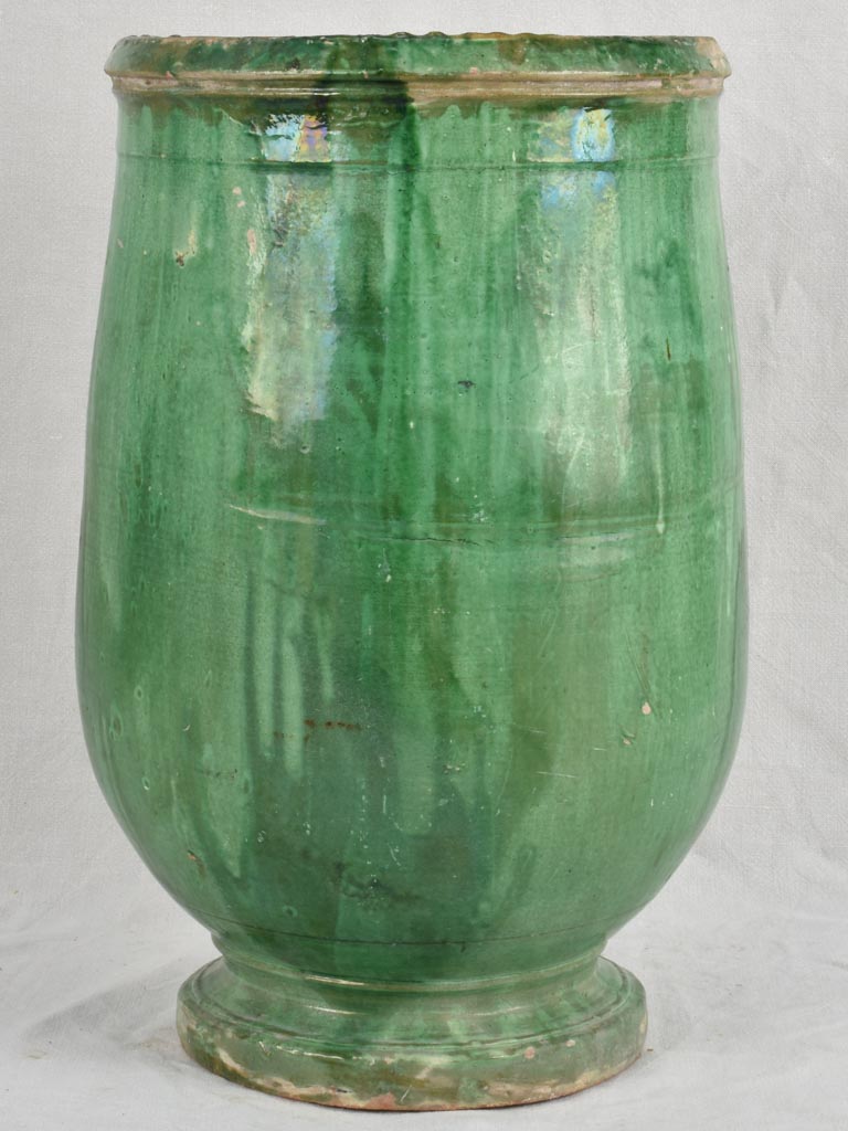 Spectacular olive jar from Tournac 19th century 26"