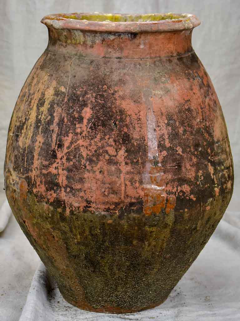 Antique French olive jar 21¾"