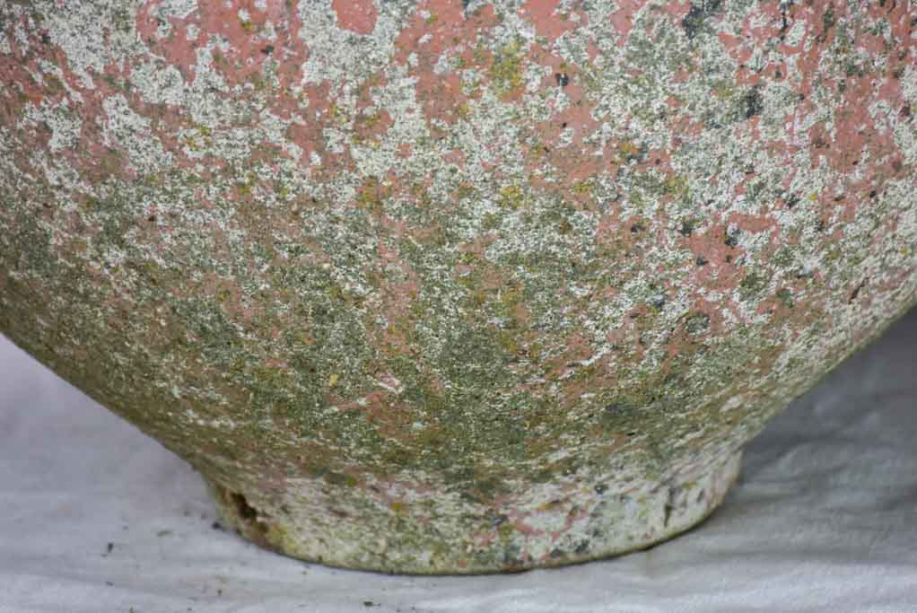 Pair of vintage terracotta pots from Albi 20"