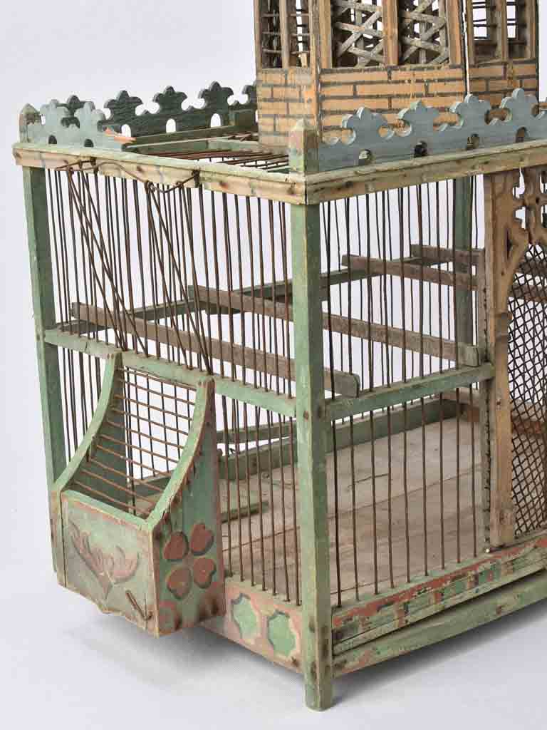 19th century French Birdcage - church 45"