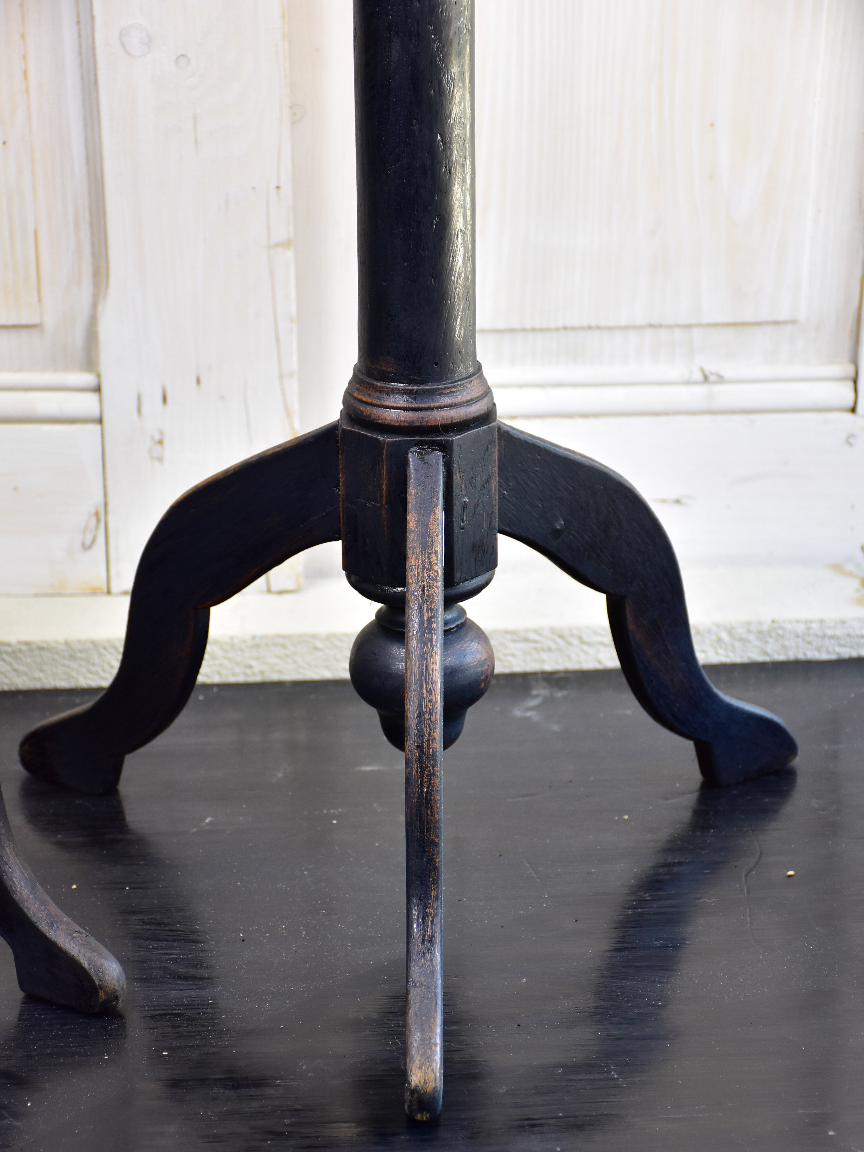 Pair of very large antique French candlesticks - floorstanding