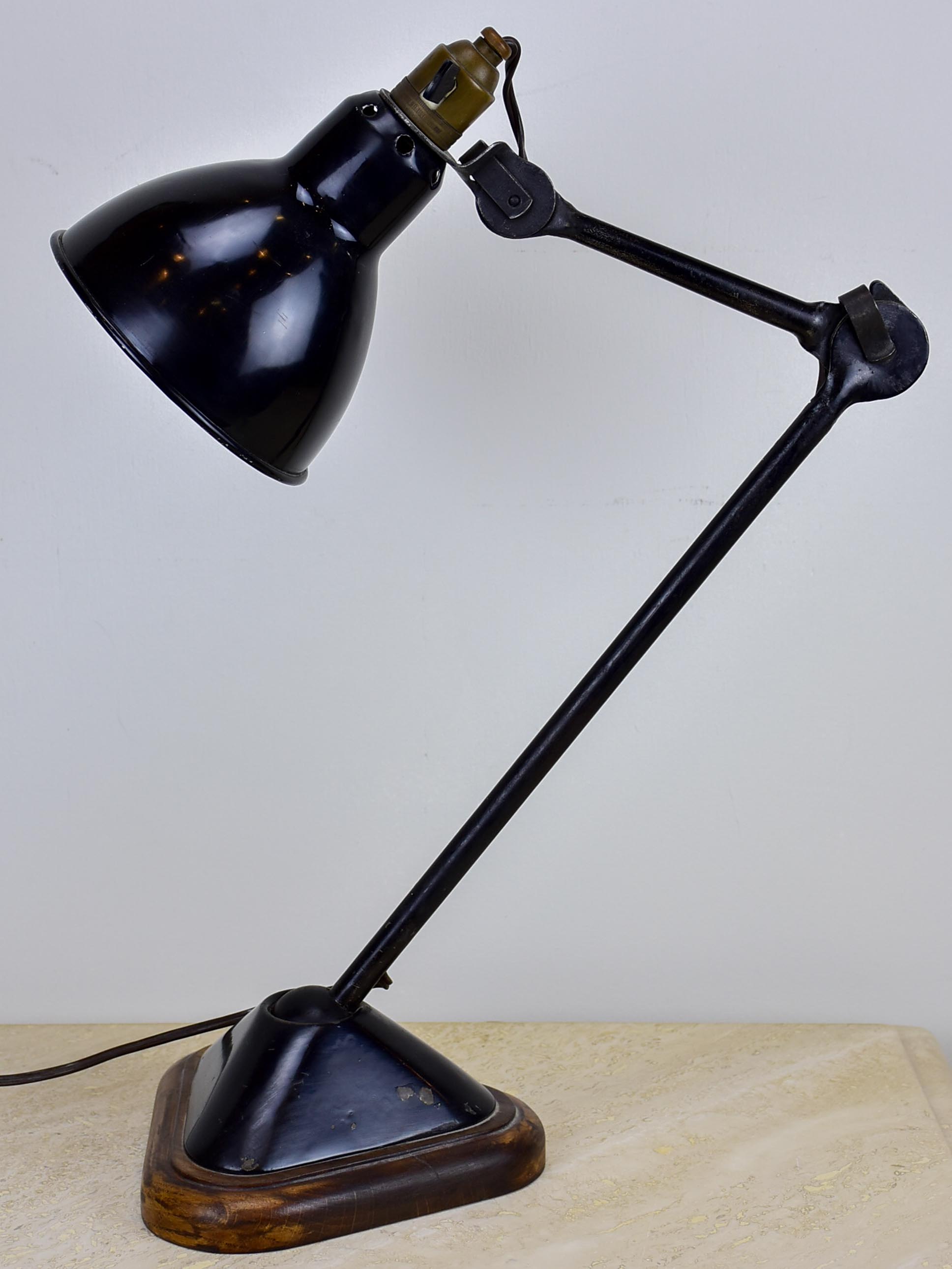 Antique original atelier Gras lamp - model No. 206