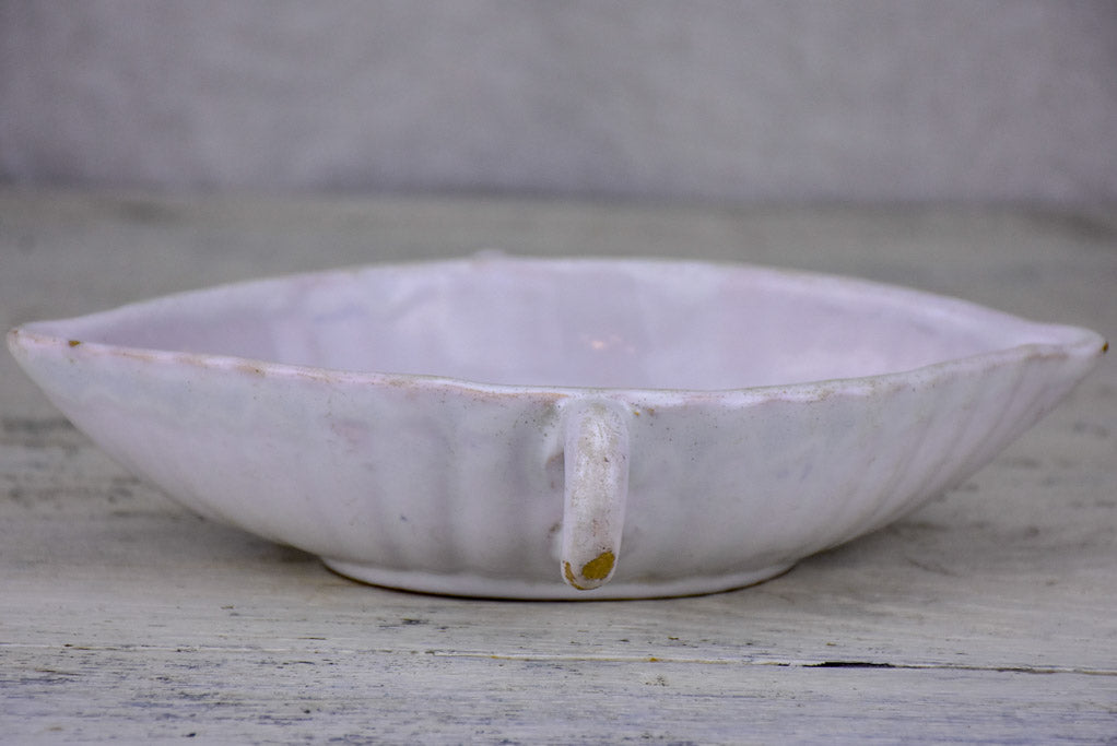 Rare 18th Century Faience sauce boat