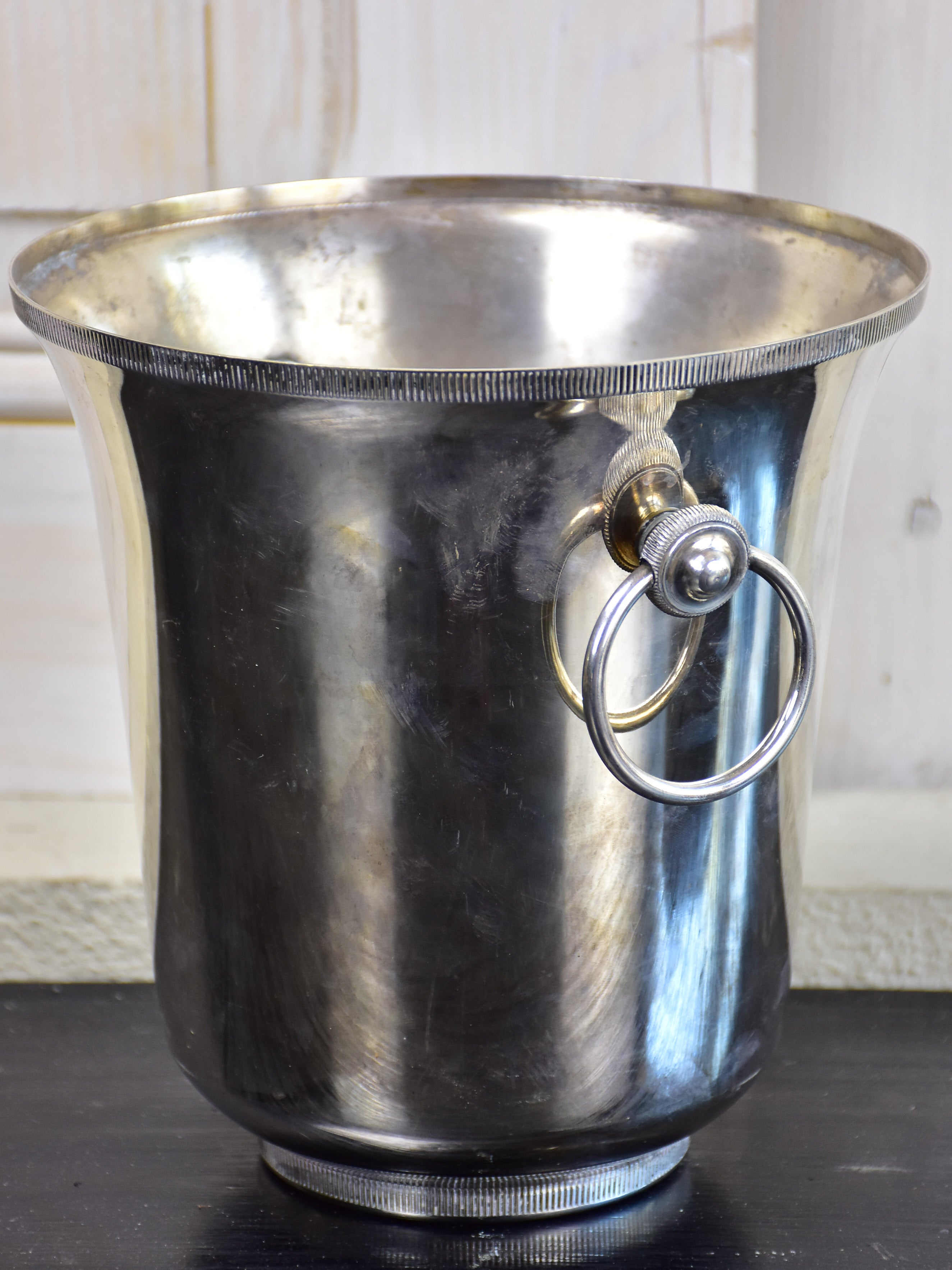 French champagne bucket from the 1940's - tulip shape