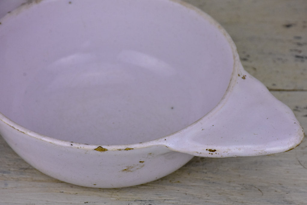 Rare 18th Century Faience soup bowl