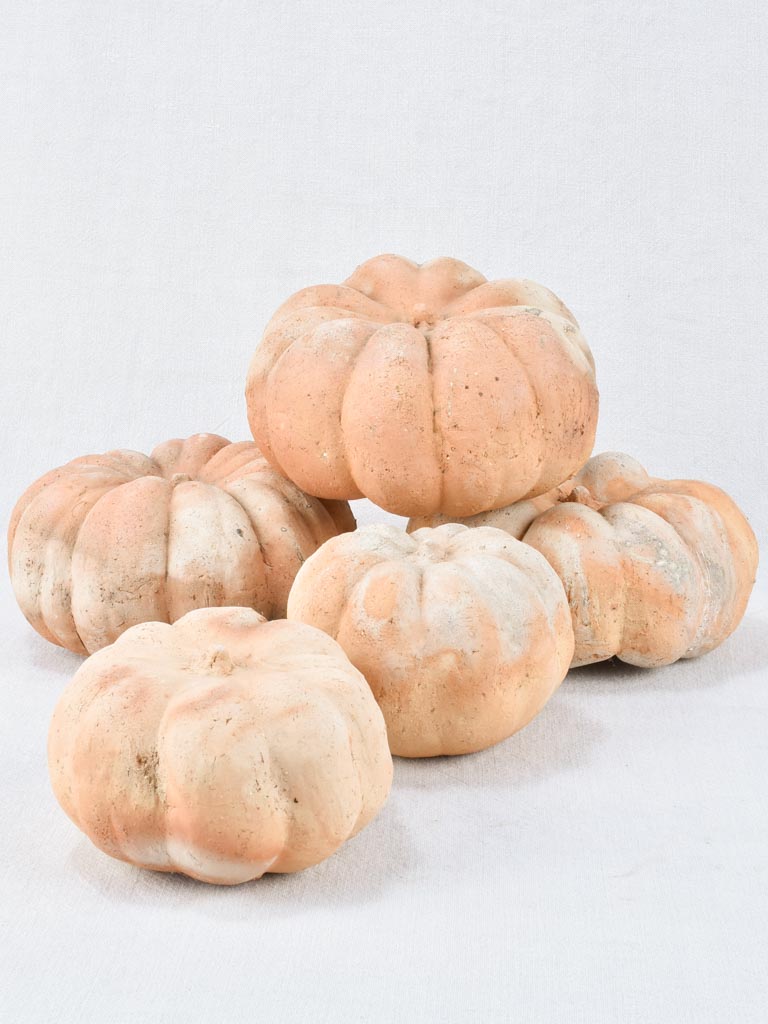 Handmade Terracotta Pumpkin Sculptures Collection