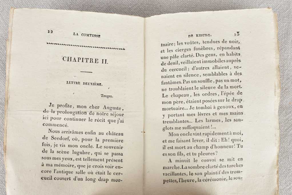 3 19th century books - La Comtesse de Kiburg I, II & III 7"