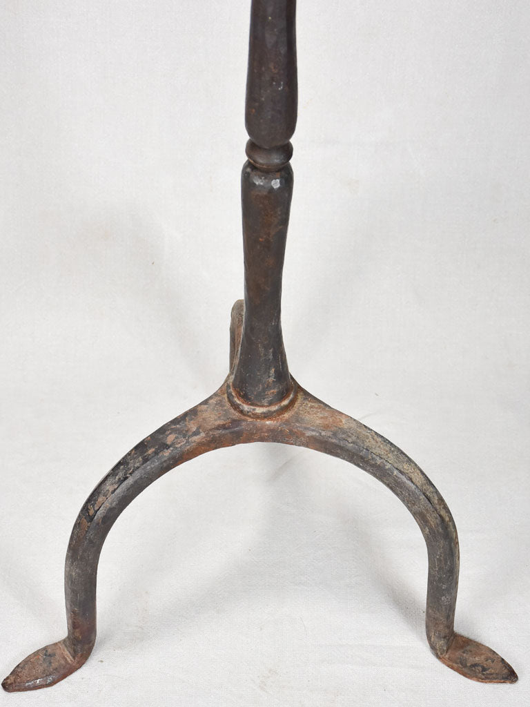 Large wrought iron candlestick - 1940s. 55½"