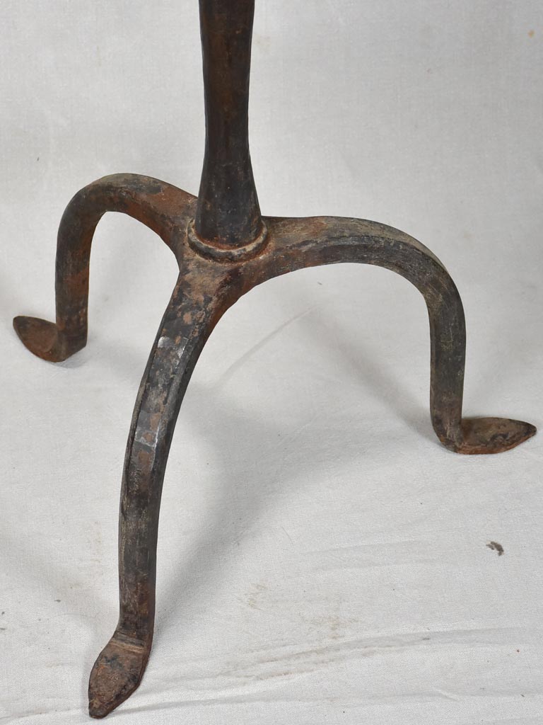 Large wrought iron candlestick - 1940s. 55½"