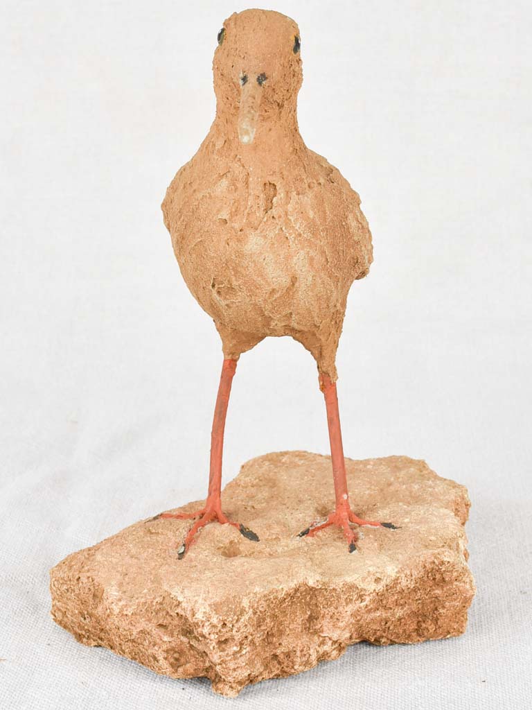 Artisan-made sculpture of a woodcock 8¾"