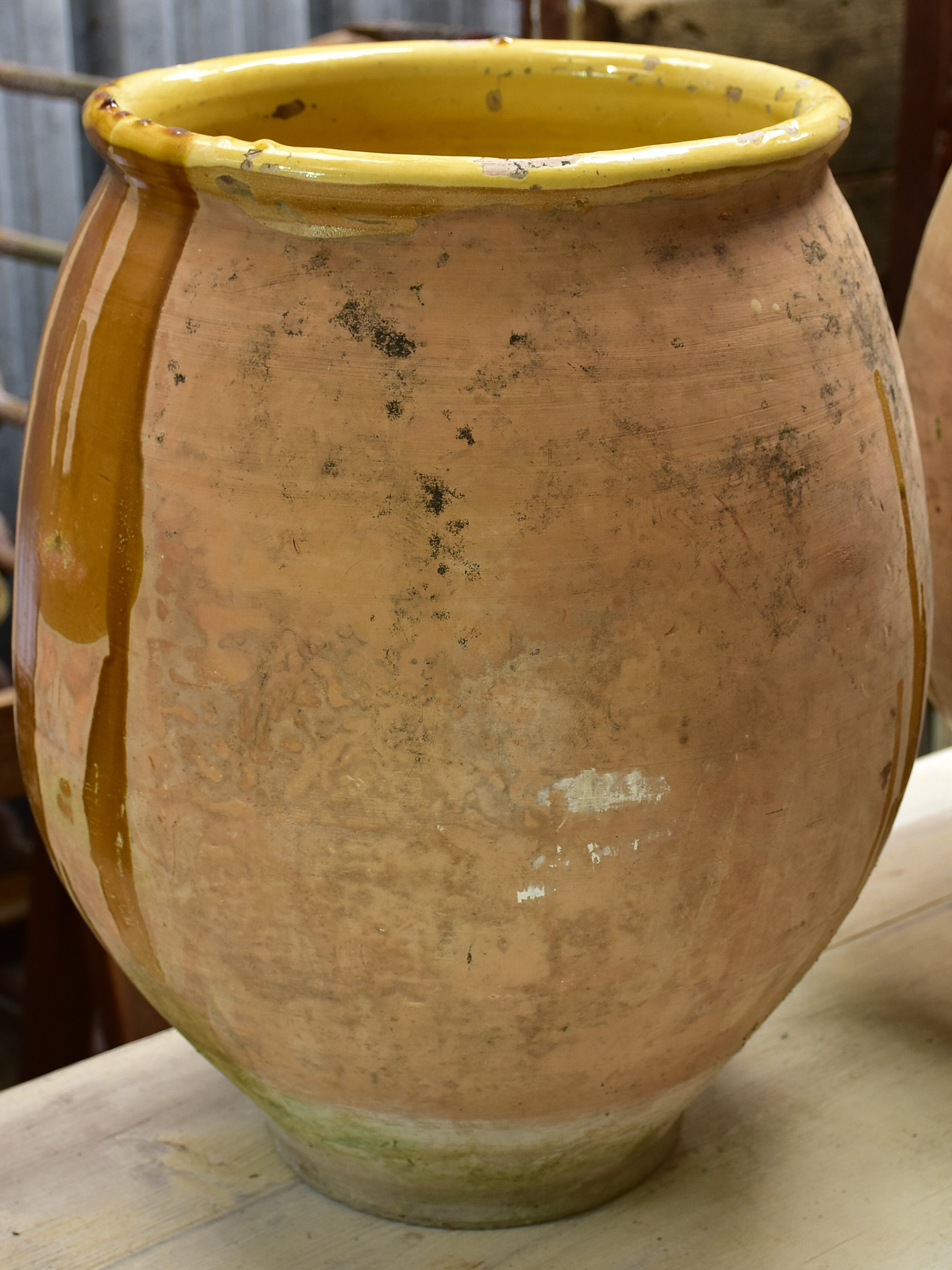 Two vintage Biot jars