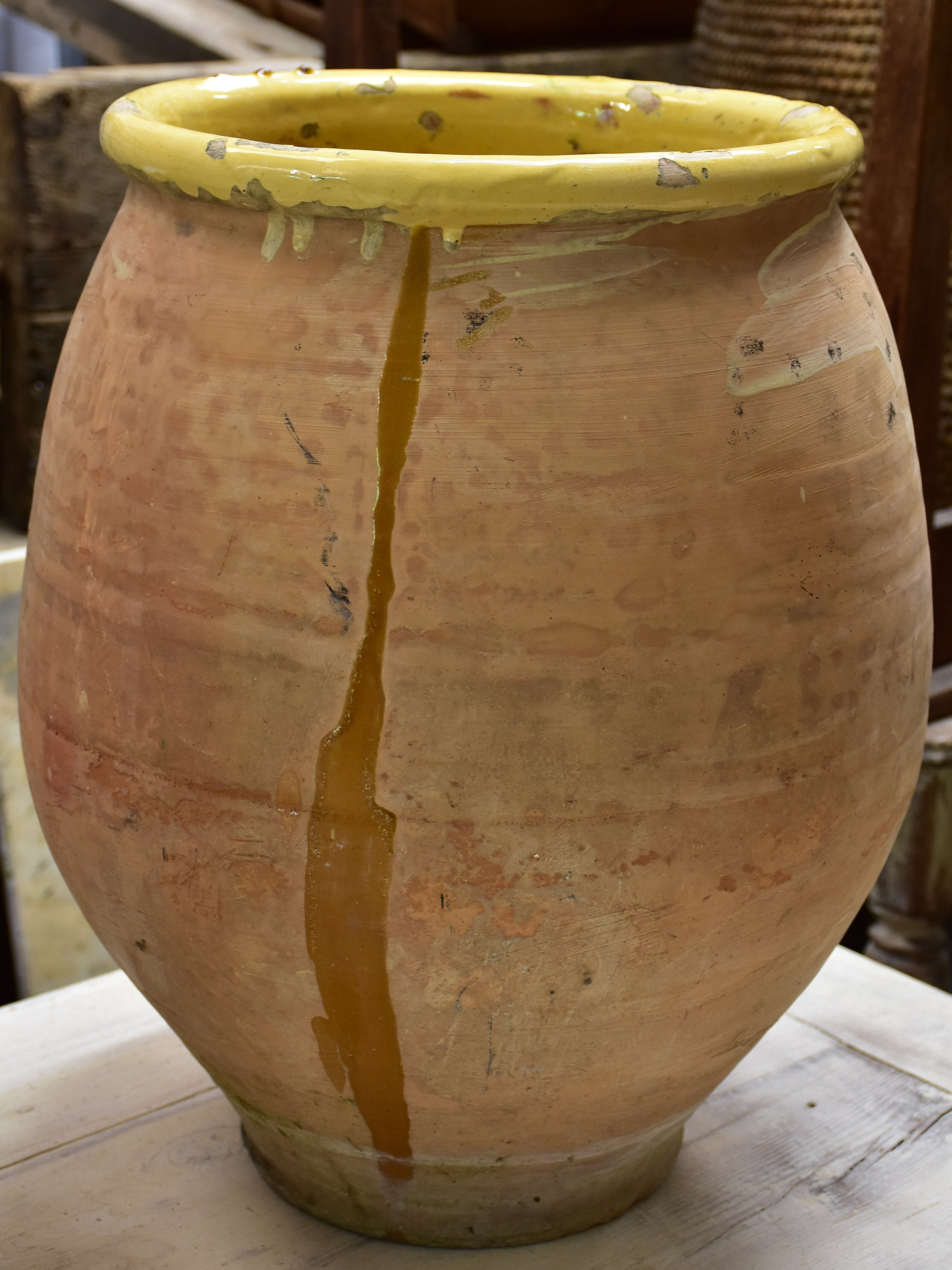 Two vintage Biot jars