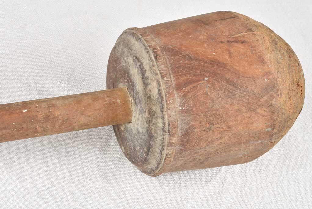 Very large antique marble mortar and pestle