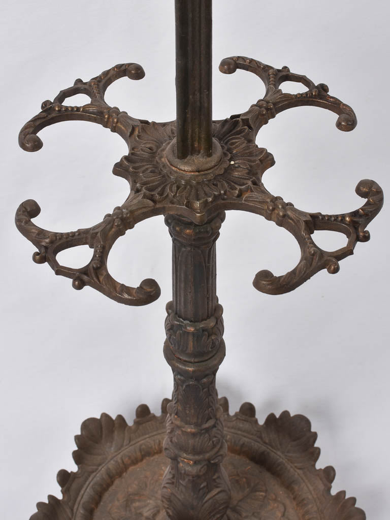 Antique coat and umbrella stand - cast iron 67¼"