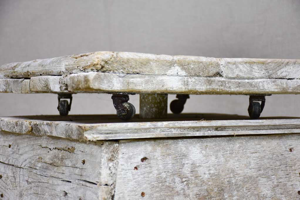 19th Century French sculptor's table with turning top 41¼"