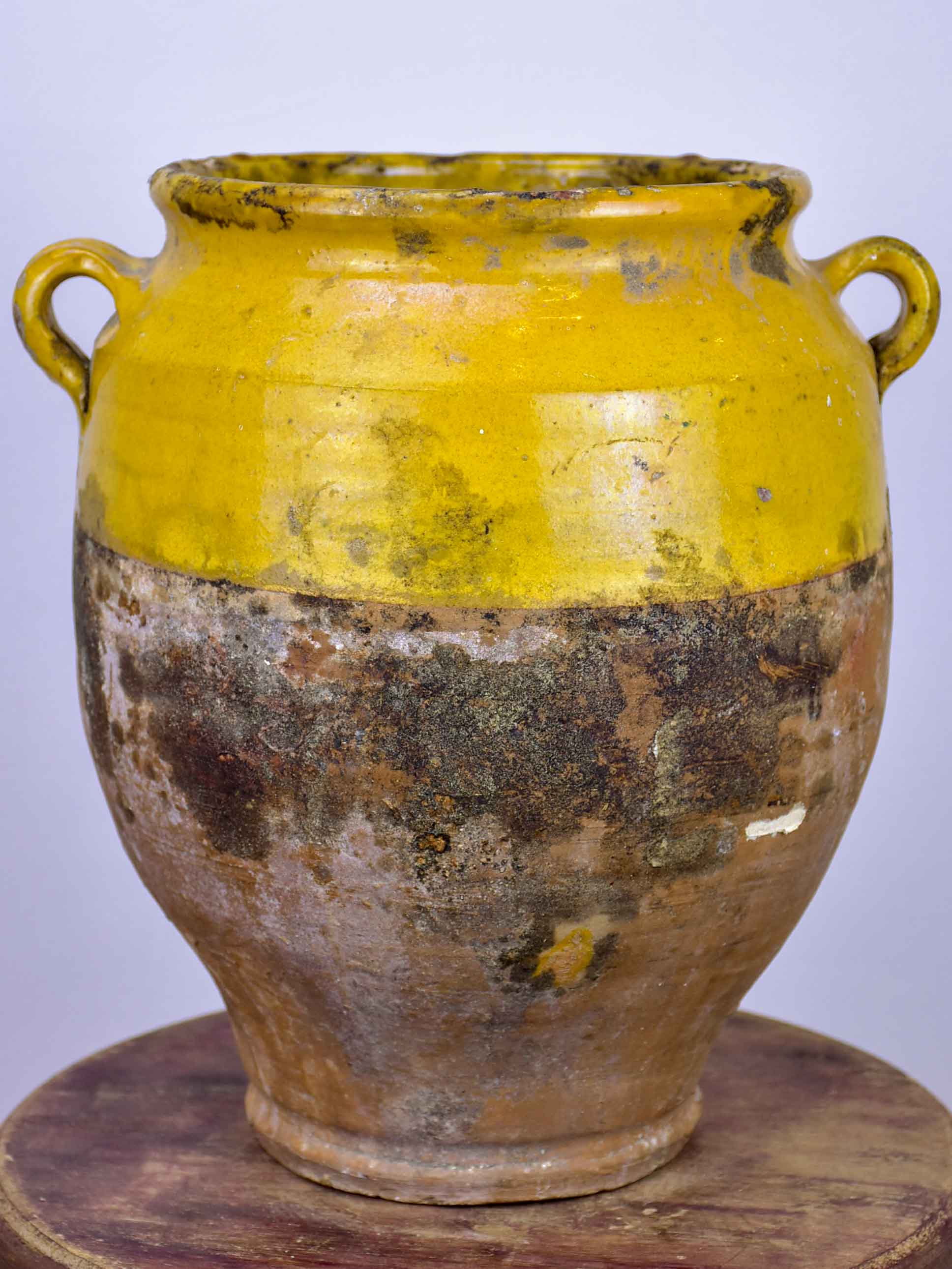 19th Century French confit pot - 13 ¼''