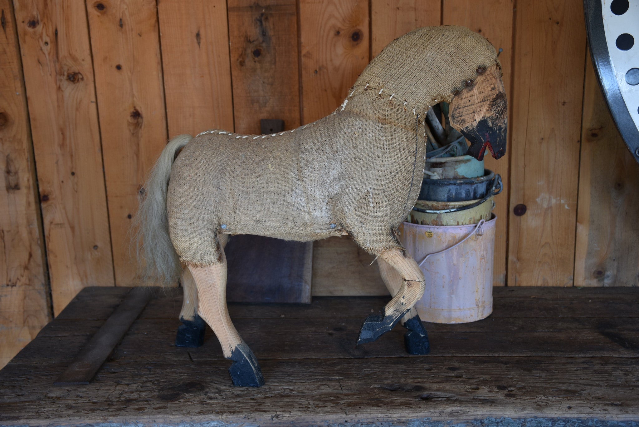 Antique French toy horse