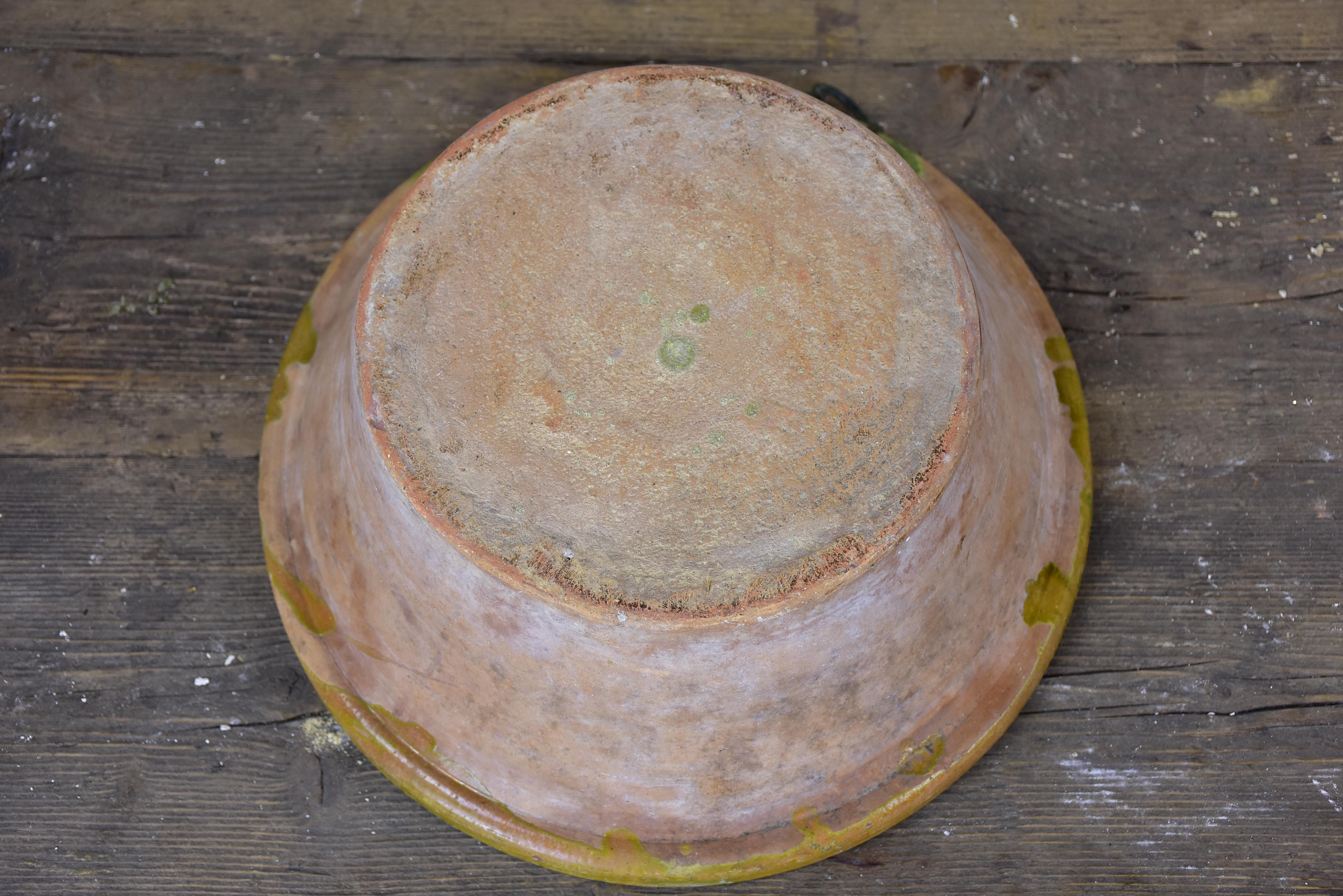 Antique French tian preserving bowl