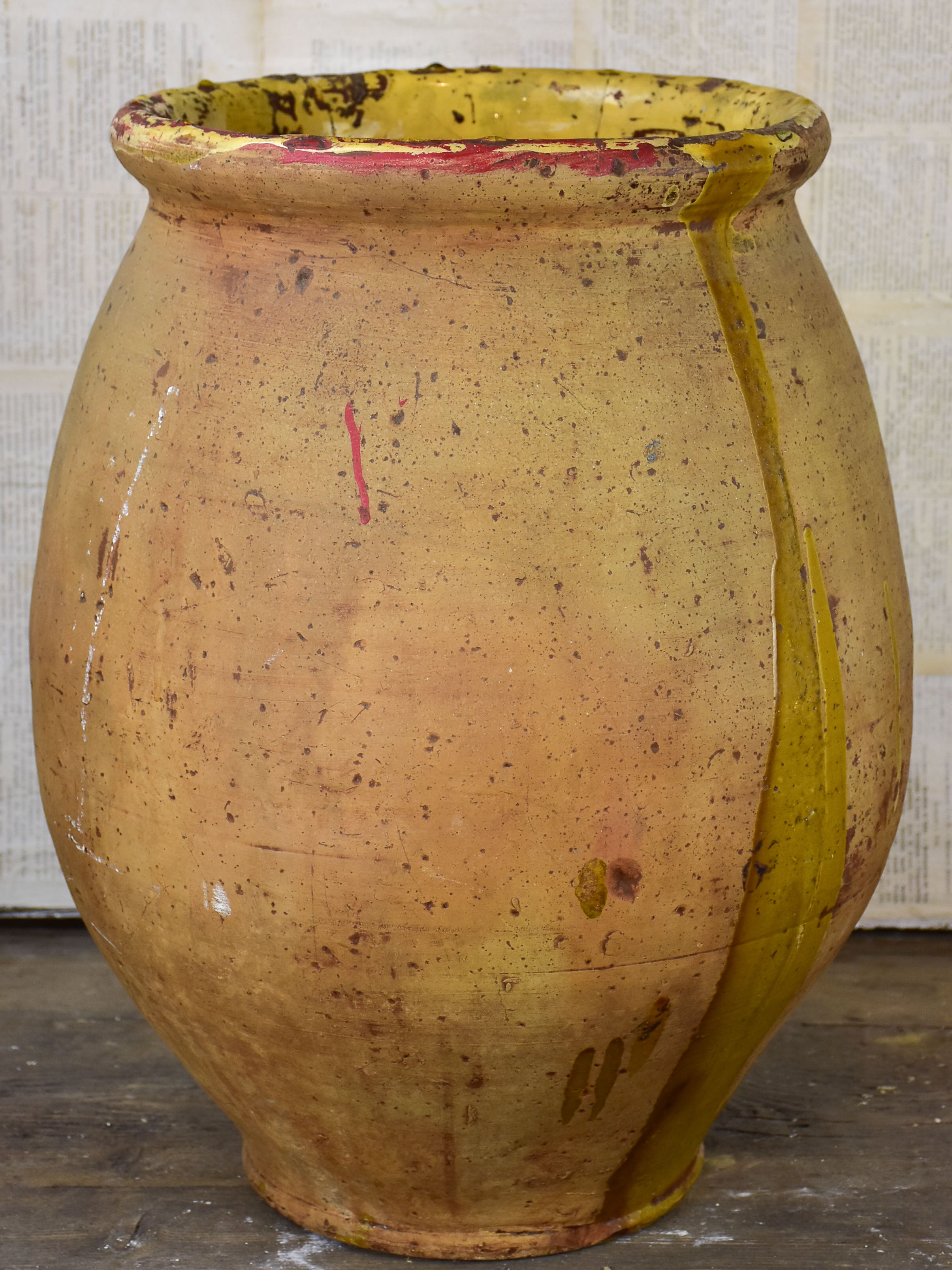 Vintage French Biot Jar - olive oil jar