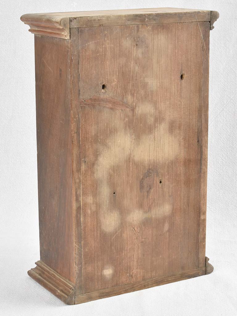 19th century French letter box - walnut 15"