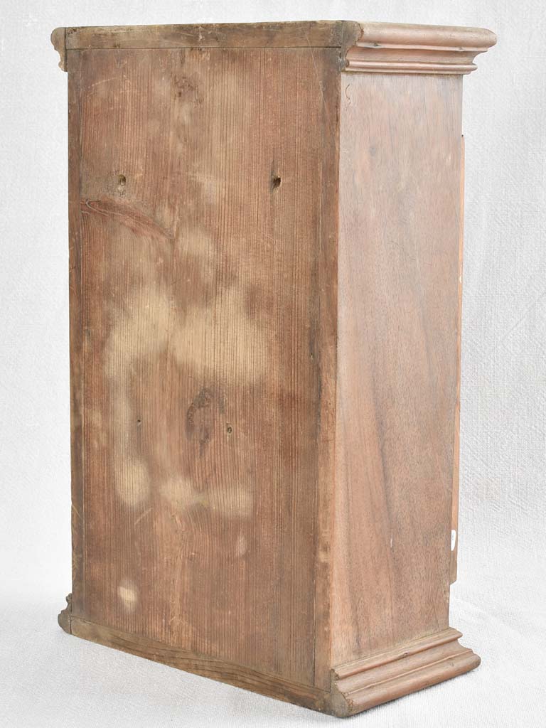 19th century French letter box - walnut 15"