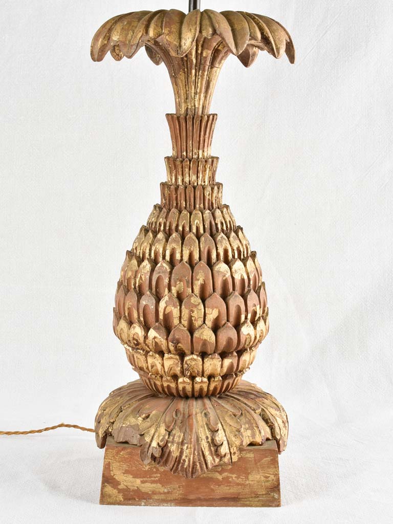 Maison Jansen pineapple lamp - 1960s - 43¼"