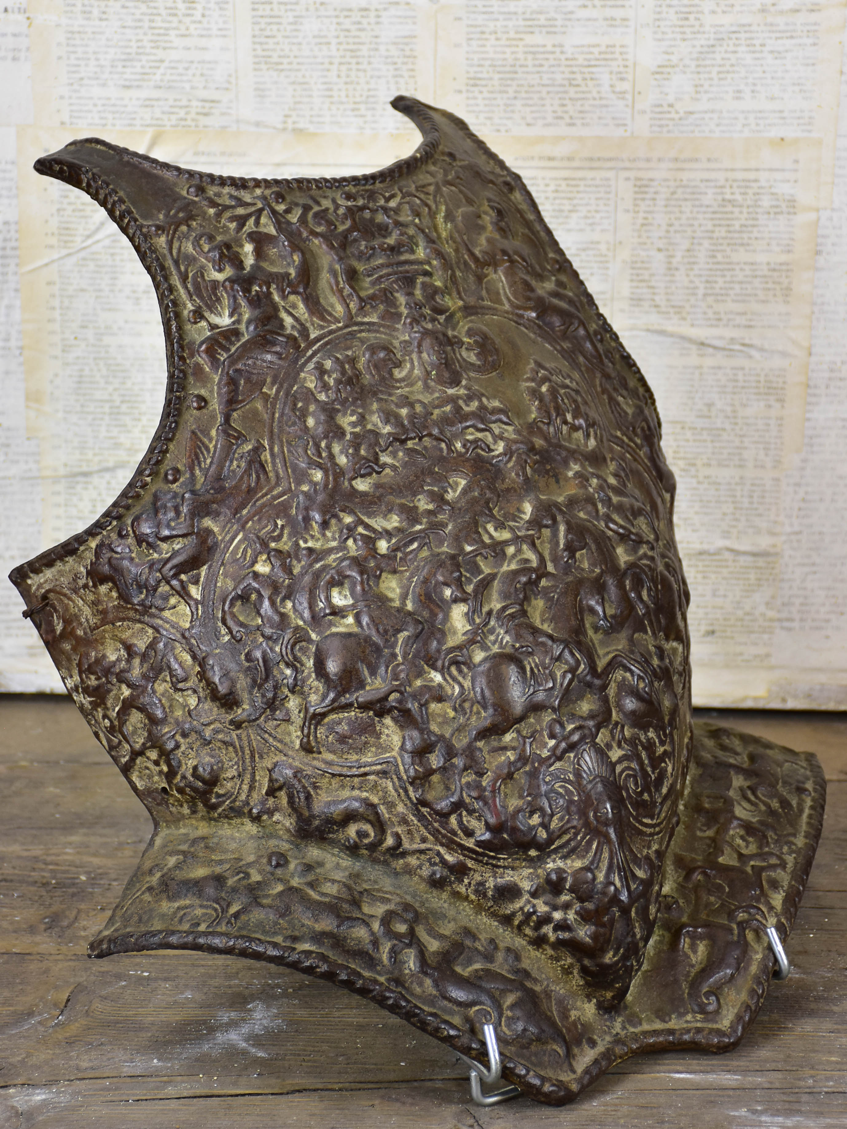 Antique French armor from a theater