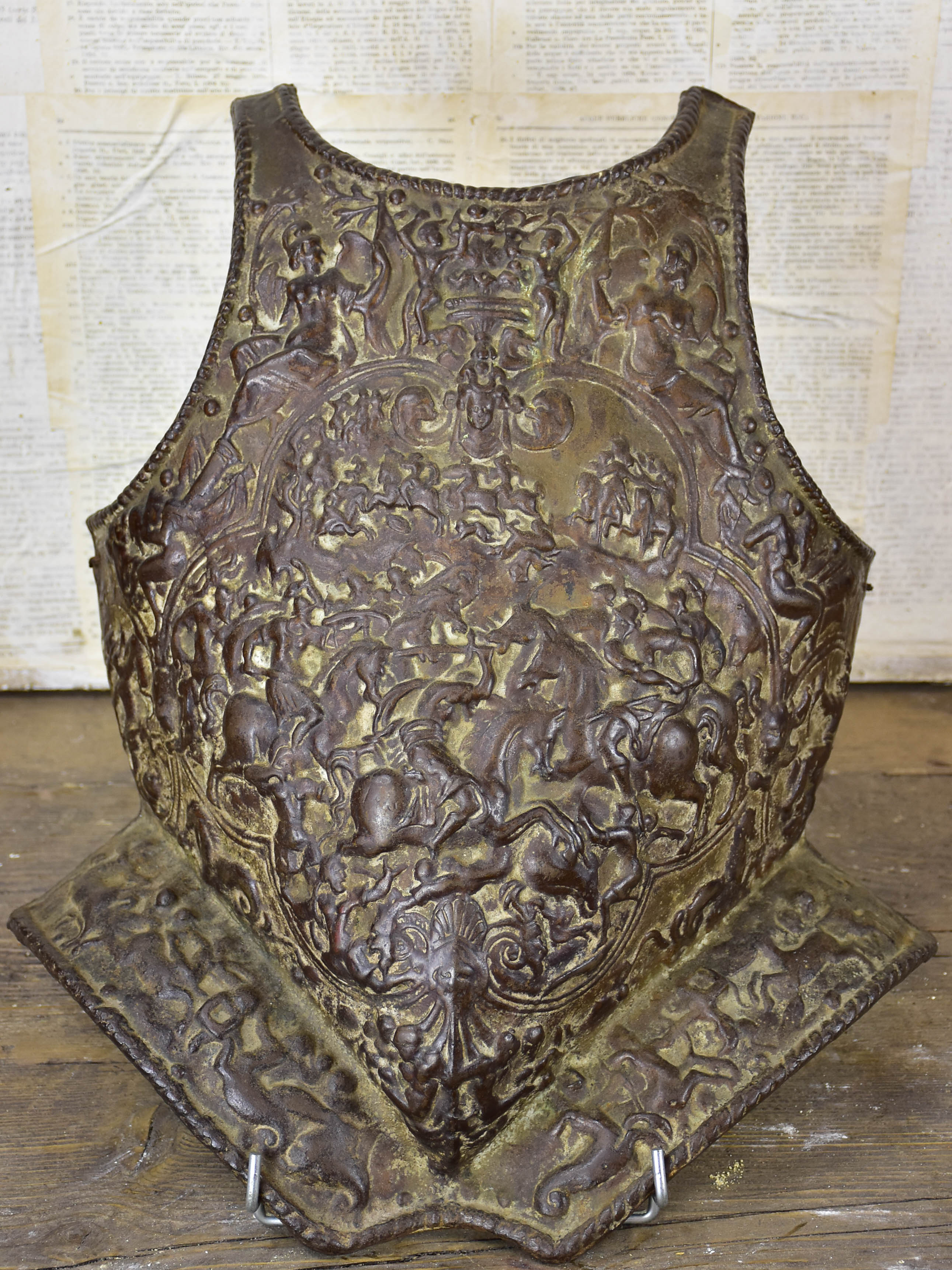 Antique French armor from a theater