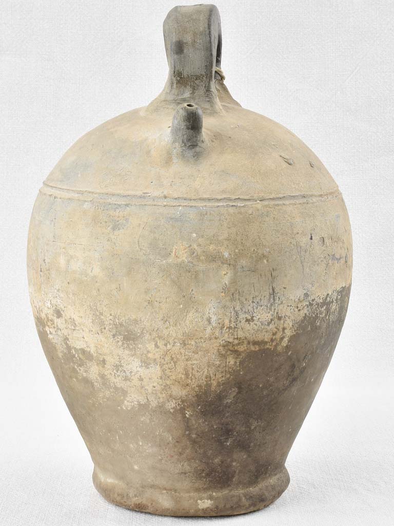 19th Century Rustic Verdu Water Pitcher