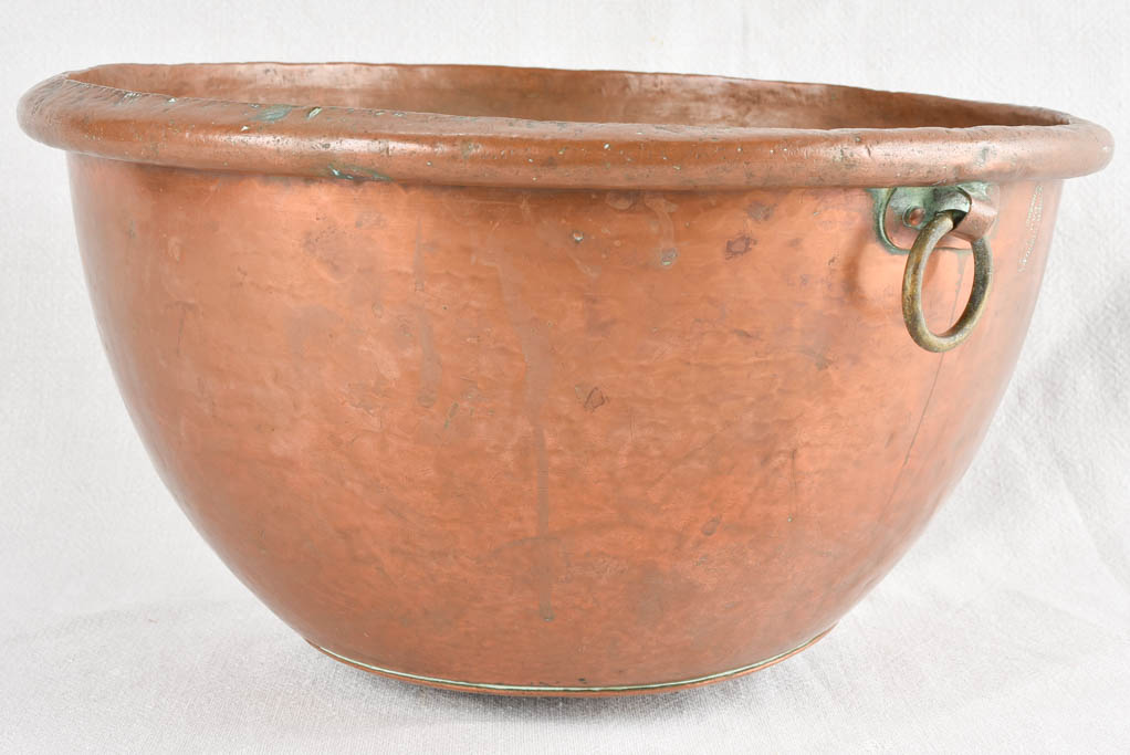 19th century French copper pot 15¾"