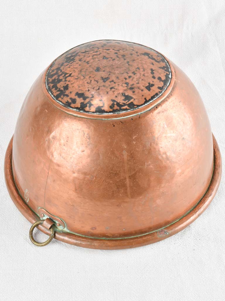 19th century French copper pot 15¾"