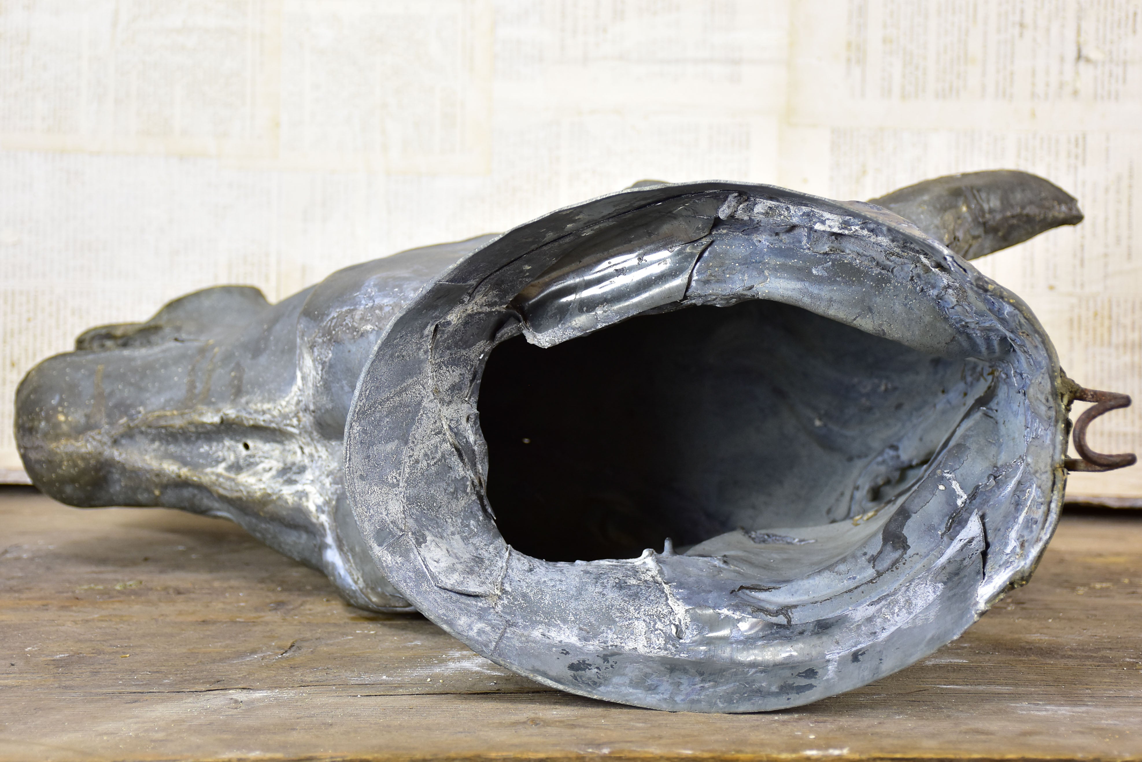 19th century French zinc horse head