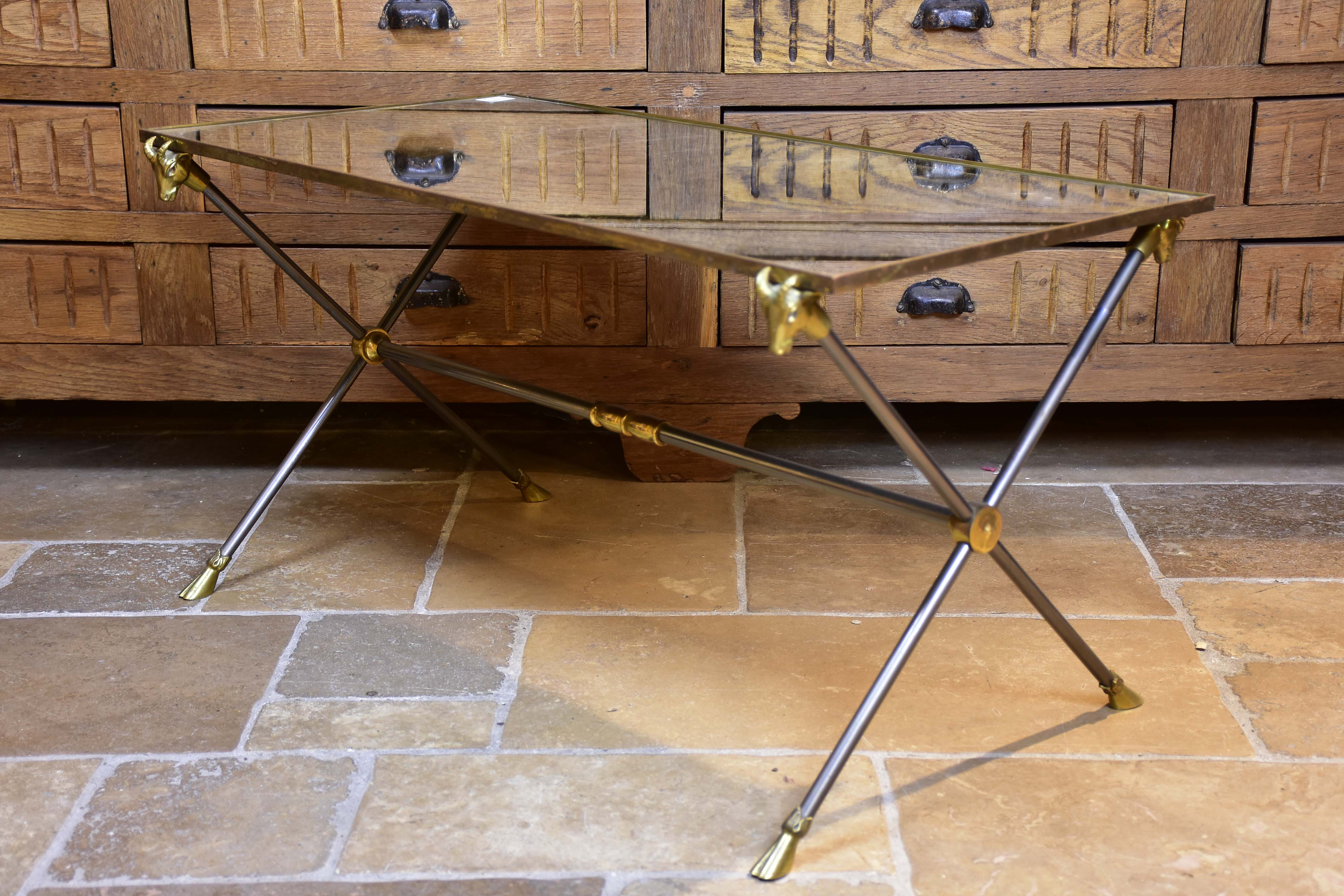 Mid-century Maison Baguès coffee table